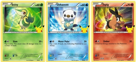 Snivy Oversized Card 25th Anniversary Partner Pack